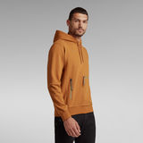 G-Star RAW® Moto Loose Hooded Sweater Brown