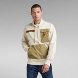 G-Star RAW® Cargo Mock Sweatshirt Weiß