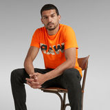 G-Star RAW® Graphic 6 T-Shirt Orange