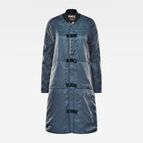 G-Star RAW® E Long 2 in 1 Trench Grey flat back