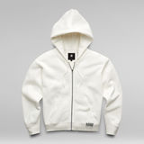 G-Star RAW® Premium Core Zip Through Hoodie White