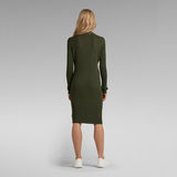 G-Star RAW® Rib Mock Knitted Dress Green