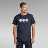 G-Star RAW® Circle Object Back Graphic T-Shirt Dark blue