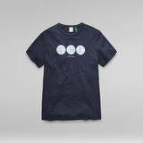 G-Star RAW® Circle Object Back Graphic T-Shirt Dark blue