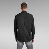 G-Star RAW® Bomber collar regular shirt l\s Black