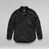 G-Star RAW® Bomber collar regular shirt l\s Black