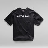 G-Star RAW® T-shirt Unisex Flock Boxy Noir