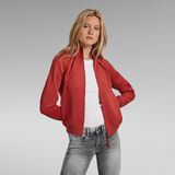 G-Star RAW® Branded Tape Track Top Red
