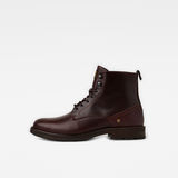 G-Star RAW® Vacum II High NTC Leather Boots Red side view