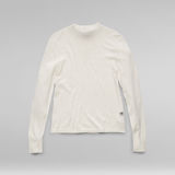 G-Star RAW® Mock Knitted Sweater White