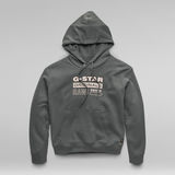 G-Star RAW® Premium Core Originals Logo Hoodie Grey