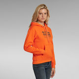 G-Star RAW® Premium Core Originals Logo Hoodie Orange