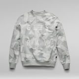 G-Star RAW® Tape AOP Sweater Grey