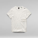 G-Star RAW® Velcro Tape T-Shirt Wit