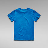 G-Star RAW® Logo T-Shirt Midden blauw