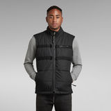 G-Star RAW® Attac Tape Quilted Padded Vest Black