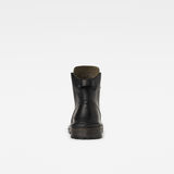 G-Star RAW® Roofer IV Mid Leather Boots Black back view