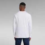 G-Star RAW® T-shirt Originals Blueprint Blanc