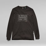 G-Star RAW® T-shirt Originals Blueprint Noir