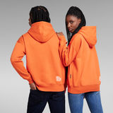 G-Star RAW® Unisex Foxy Chest Hoodie Orange