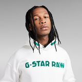 G-Star RAW® Unisex Embro Hoodie ホワイト