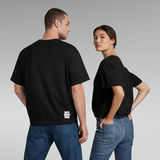 G-Star RAW® Unisex Flock Boxy T-Shirt Black