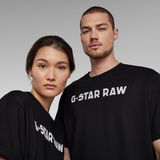 G-Star RAW® T-shirt Unisex Flock Boxy Noir