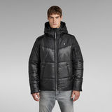 G-Star RAW® Quilted Hooded Puffer Jacket Black