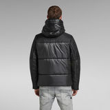 G-Star RAW® Quilted Hooded Puffer Jacket Black