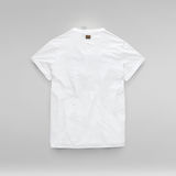 G-Star RAW® Embro Gradient Graphic Lash T-Shirt Weiß