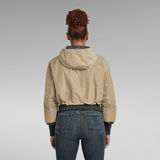 G-Star RAW® Cropped 2 In 1 Jacket Brown