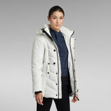 G-Star RAW® Alaska Hooded Coat White