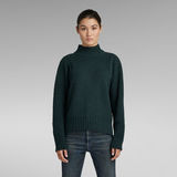 G-Star RAW® Structure Mock Knitted Sweater Grey