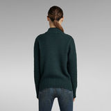 G-Star RAW® Structure Mock Knitted Sweater Grey