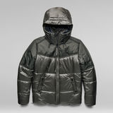 G-Star RAW® Quilted Hooded Puffer Jacket Grey