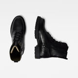 G-Star RAW® Kafey High Lace Leather Boots Black both shoes