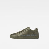 G-Star RAW® Loam Worn Tonal Sneakers Green side view