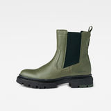 G-Star RAW® Kafey Chelsea Leather Boots Green side view