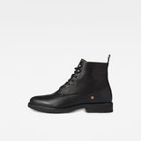 G-Star RAW® Vacum II High NTC Leather Boots Black side view