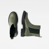 G-Star RAW® Kafey Chelsea Leather Boots Green both shoes