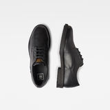 G-Star RAW® Vacum II NTC Leather Shoes Black both shoes