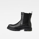G-Star RAW® Kafey Chelsea Leather Boots Black side view