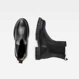 G-Star RAW® Kafey Chelsea Leather Boots Black both shoes
