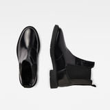 G-Star RAW® Vacum Chelsea Box Leather Boots Zwart both shoes