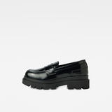 G-Star RAW® Naval Box Leather Loafer Black side view