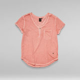 G-Star RAW® Clia Granddad T-shirt Pink
