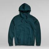 G-Star RAW® Premium Core Zip Through Hoodie Mittelblau