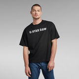 G-Star RAW® T-shirt Unisex Flock Boxy Noir