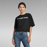 G-Star RAW® Unisex Flock Boxy T-Shirt Black