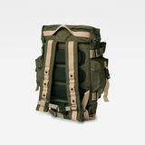 G-Star RAW® E Detachable Pocket Backpack Green back flat